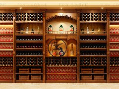White American Oak Wine Cellar Essex England